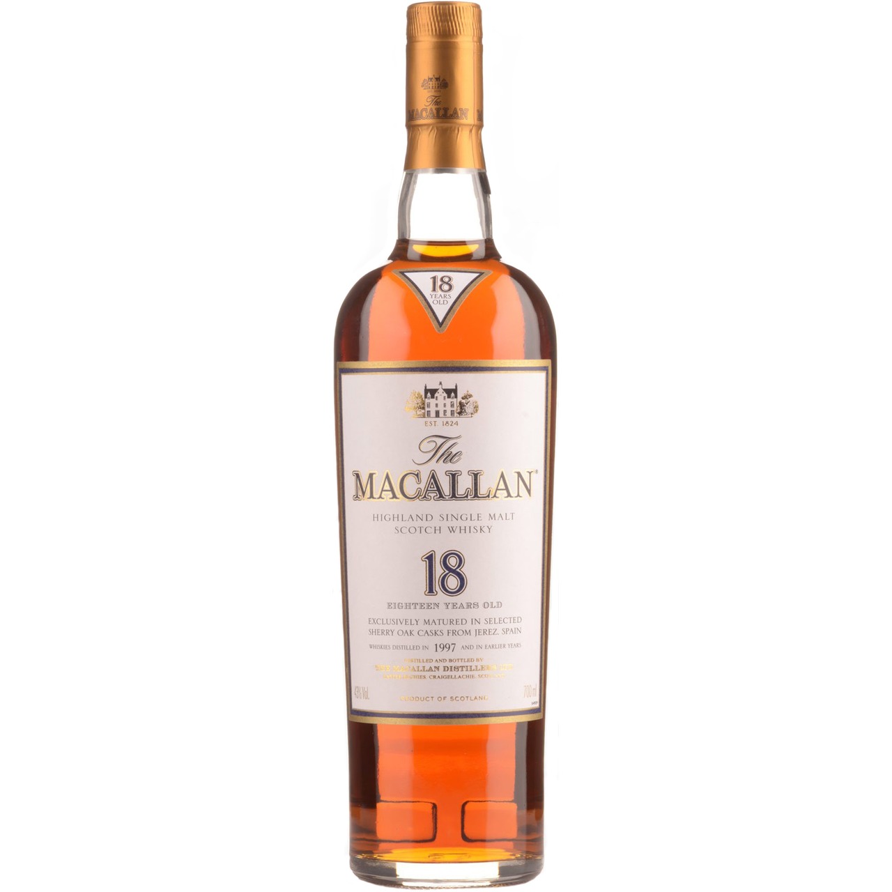 The Macallan, 18Y - Sherry Oak (0.7 ℓ)